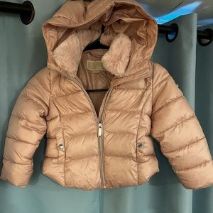 Michael Kors girls puffer jacket.